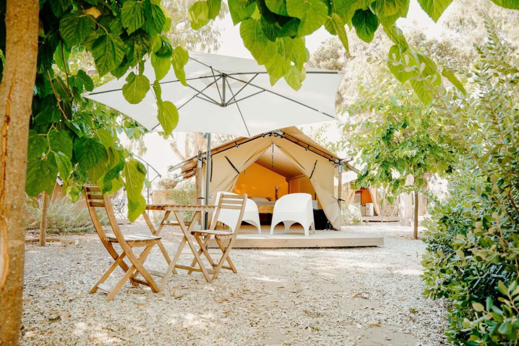 Glamping Doble en Camping Miramar Playa Torredembarra